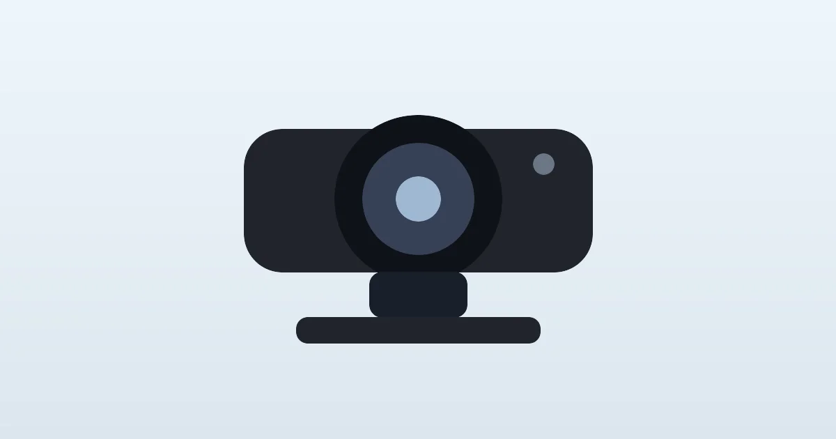 Cámara compacta para explicar la instalación de una webcam USB